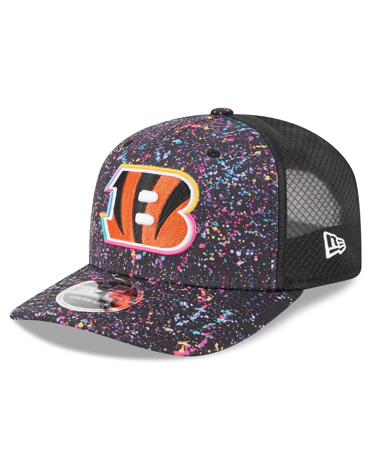 New Era Men's Black Cincinnati Bengals 2025 Nfl Crucial Catch 9seventy Adjustable Hat In Black