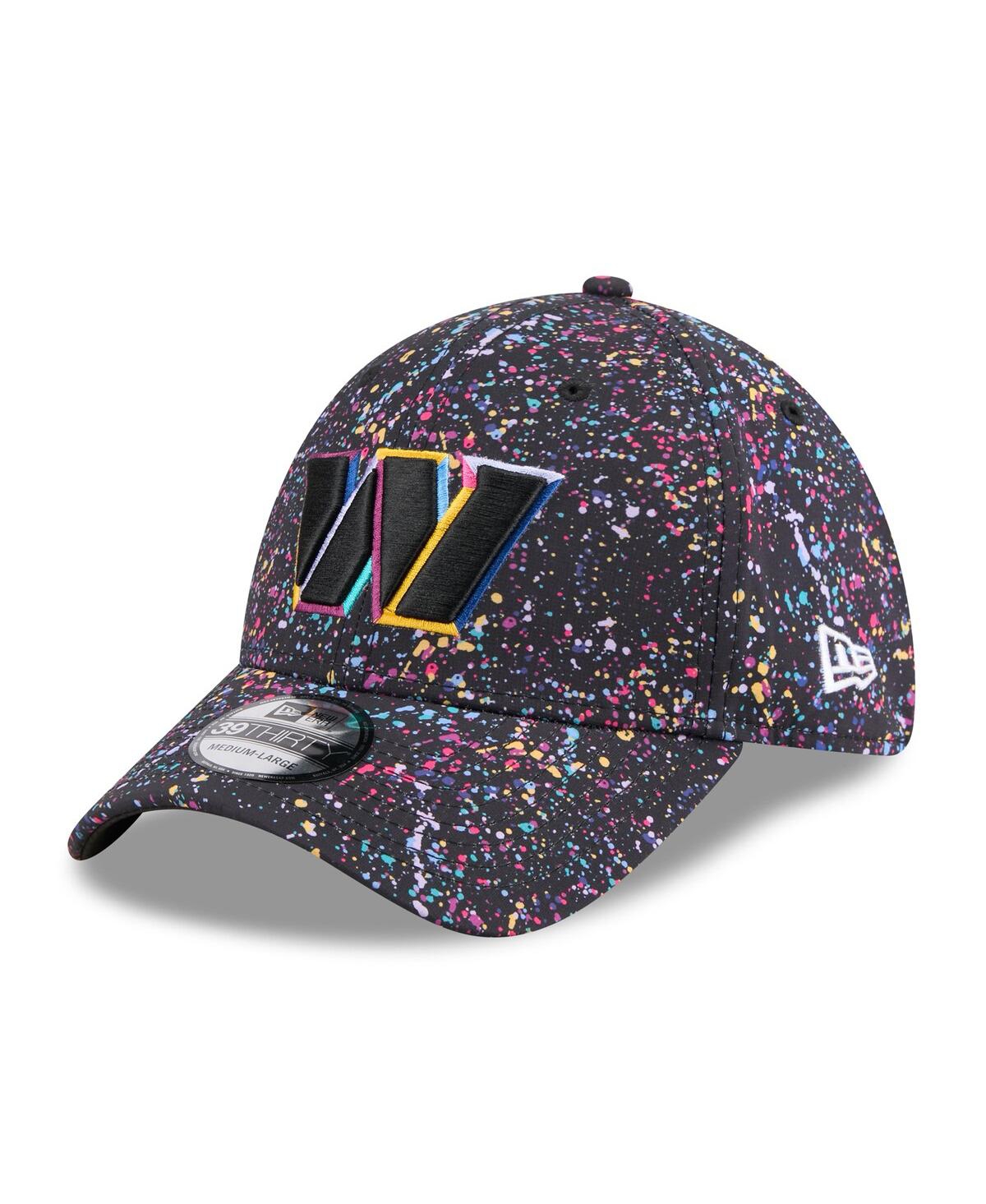 New Era Men's Black Washington Commanders 2025 Nfl Crucial Catch 39THIRTY Flex Hat