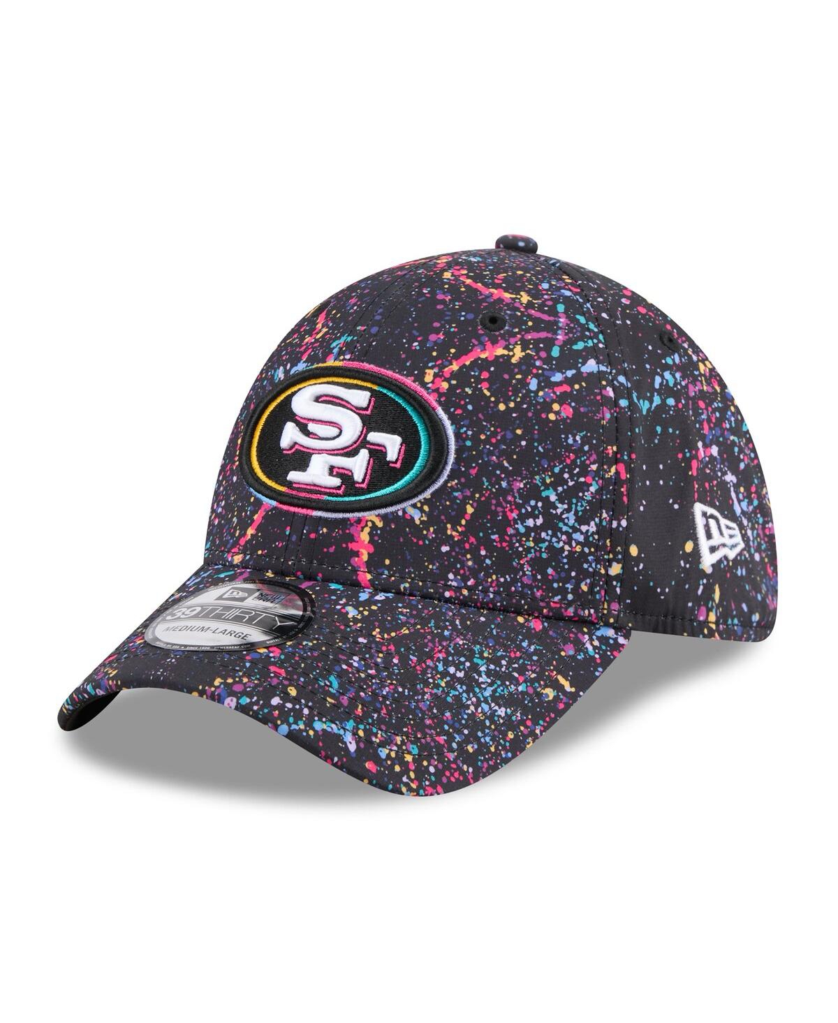 New Era Men's Black San Francisco 49ers 2025 Nfl Crucial Catch 39thirty Flex Hat In Multi