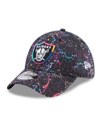 Men's Black Las Vegas Raiders 2025 NFL Crucial Catch 39THIRTY Flex Hat