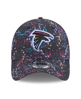 Men's Black Atlanta Falcons 2025 NFL Crucial Catch 39THIRTY Flex Hat