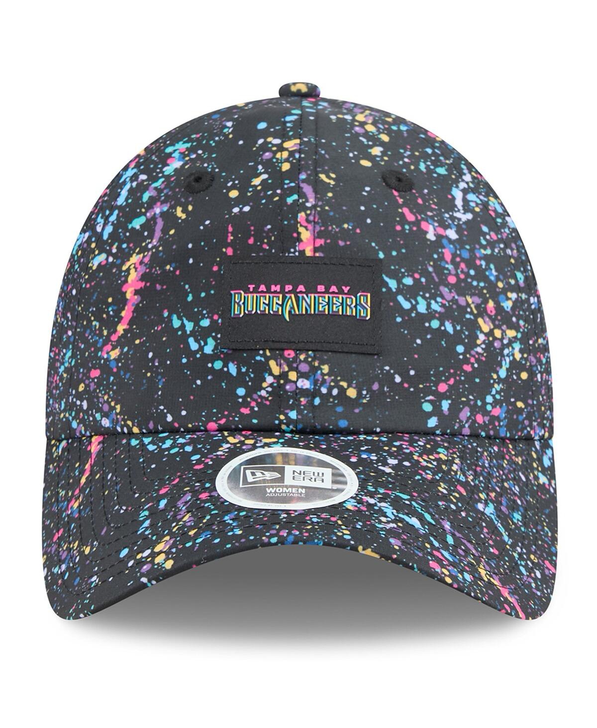 New Era Women's Black Tampa Bay Buccaneers 2025 Nfl Crucial Catch Pony Tail Adjustable Hat In Black