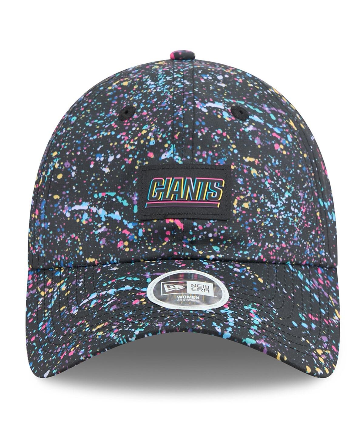 New Era Women's Black New York Giants 2025 Nfl Crucial Catch Pony Tail Adjustable Hat