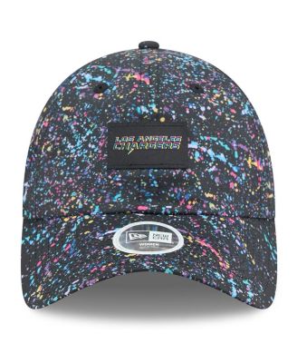 Women's Black Los Angeles Chargers 2025 NFL Crucial Catch Pony Tail Adjustable Hat