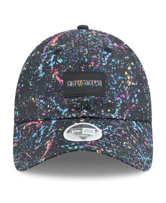 Women's Black Dallas Cowboys 2025 NFL Crucial Catch Pony Tail Adjustable Hat