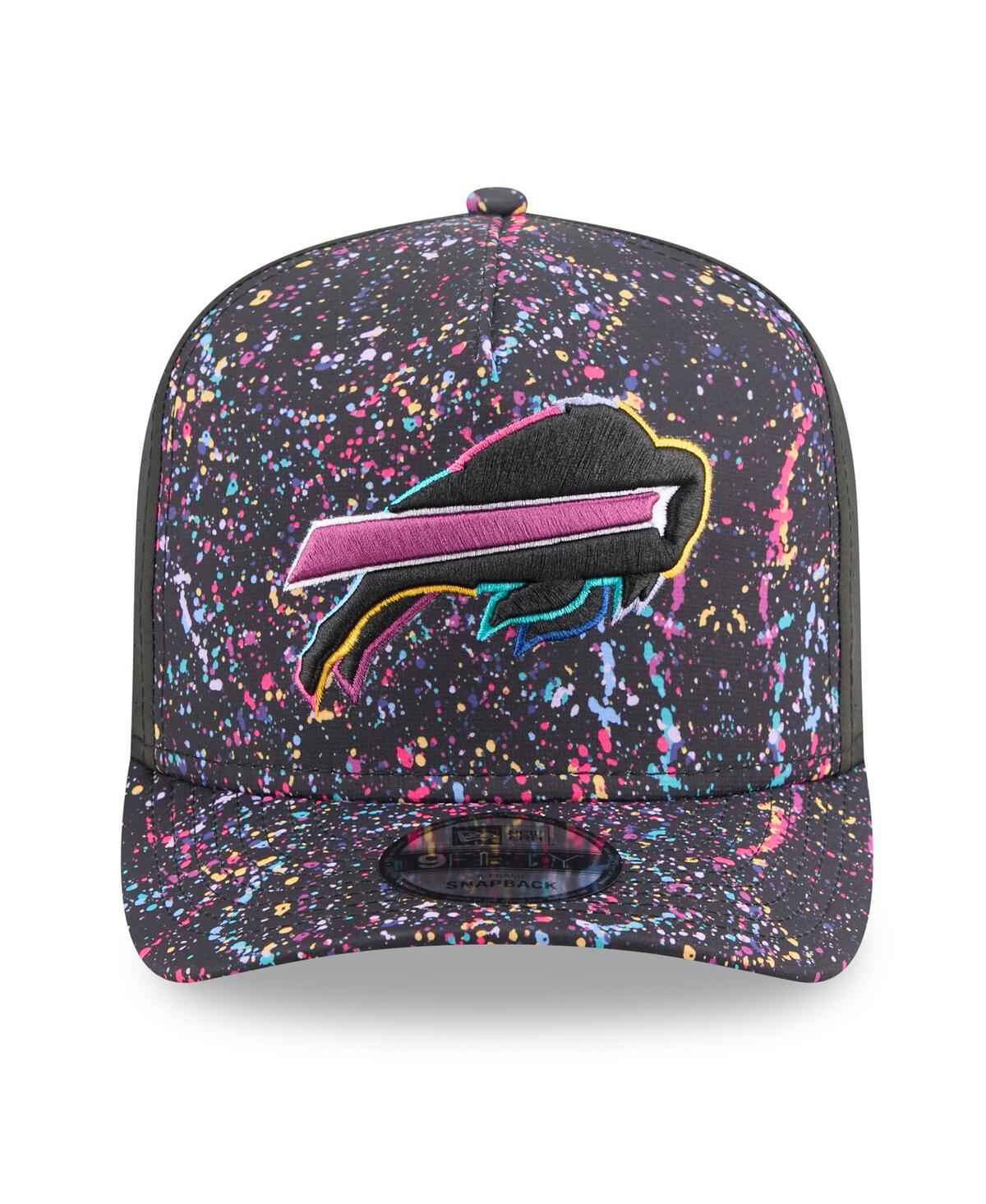 New Era Men's Black Buffalo Bills 2025 Nfl Crucial Catch A-frame 9fifty Snapback Hat In Black