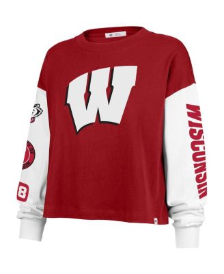 Women's Red Wisconsin Badgers Sydney Long Sleeve T-Shirt