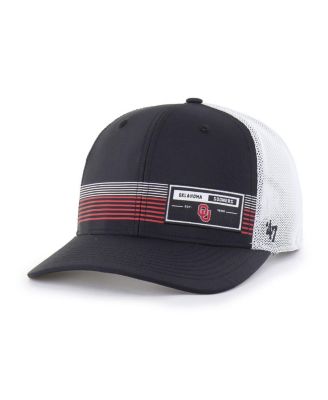 Men's Black Oklahoma Sooners Rangefinder Brrr Trucker Adjustable Hat