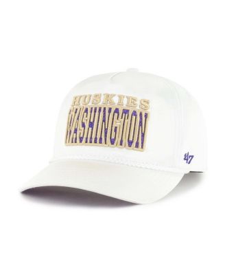 Women's White Washington Huskies Outspoken Hitch Adjustable Hat