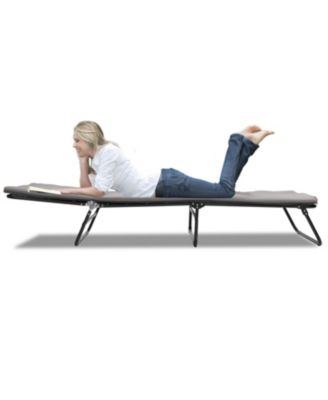 Folding Camping Cot - Adjustable Heavy Duty with Carry Bag