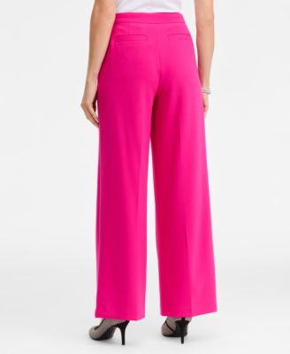 Women's High-Rise Straight-Leg Trousers, Macy's Exclusive