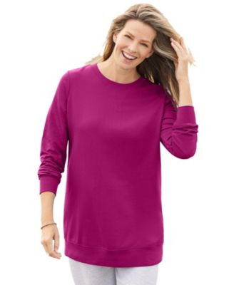 Plus Size Within Fleece Sweatshirt.