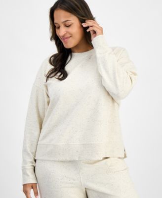 Plus Size Fleece Crewneck Sweatshirt