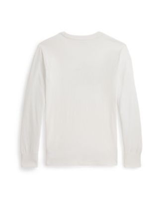 Boys' 8-20 Truck-Print Cotton Long-Sleeve Tee