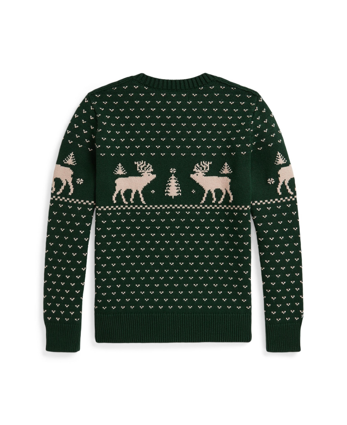 Polo Ralph Lauren Boys 8-20 Reindeer-Intarsia Long Sleeve Sweater