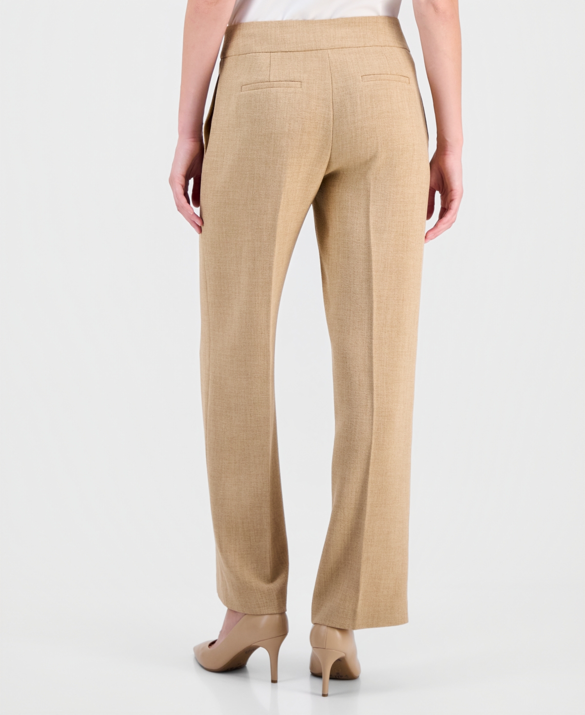 Kasper Women's High Rise Wide-Leg Pants