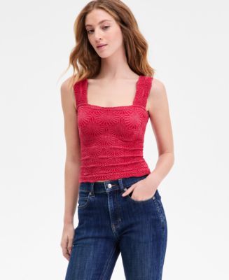 Free People Women's Love Letter Jacquard Camisole Top - Macy's