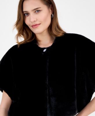 Women's Faux Fur Caplet