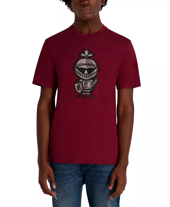 Men's Armor Dragon Skin Printed T-Shirt