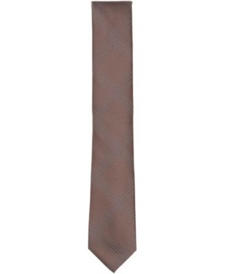 Men's Maiden Plaid Pattern Slim Tie, Macy's Exclusive