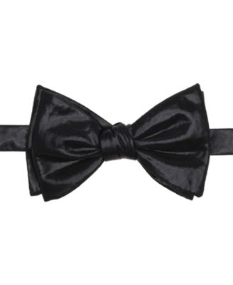 Alfani - Men's Chrome Solid Bow Tie