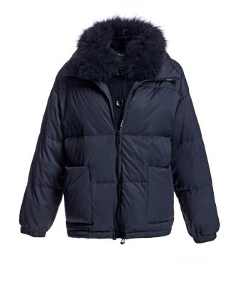 Women's Fur-Trimmed Puffer