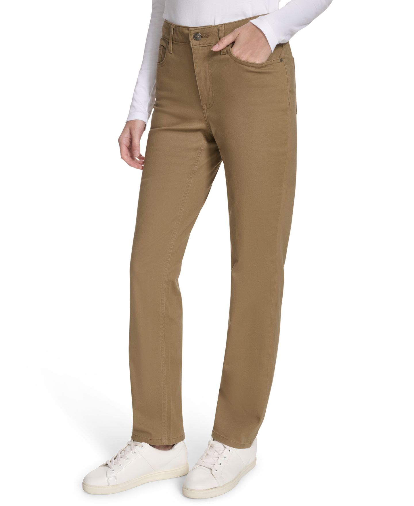 Женские джинсы Nautica Jeans Solid Stretch Full-Length, цвет: Barley — фото 3