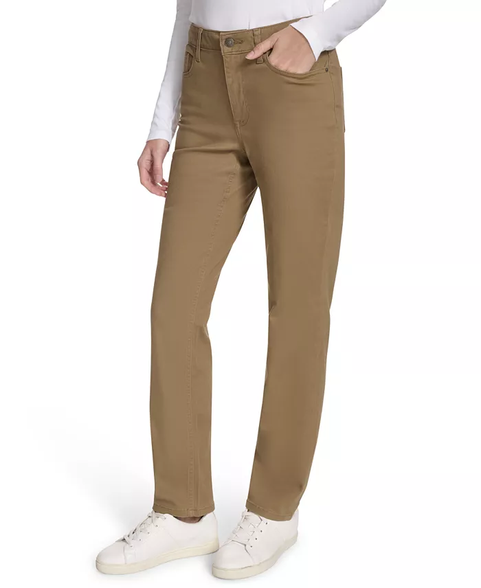 Women's Solid Stretch Full-Length Jeans - thumbnail 3