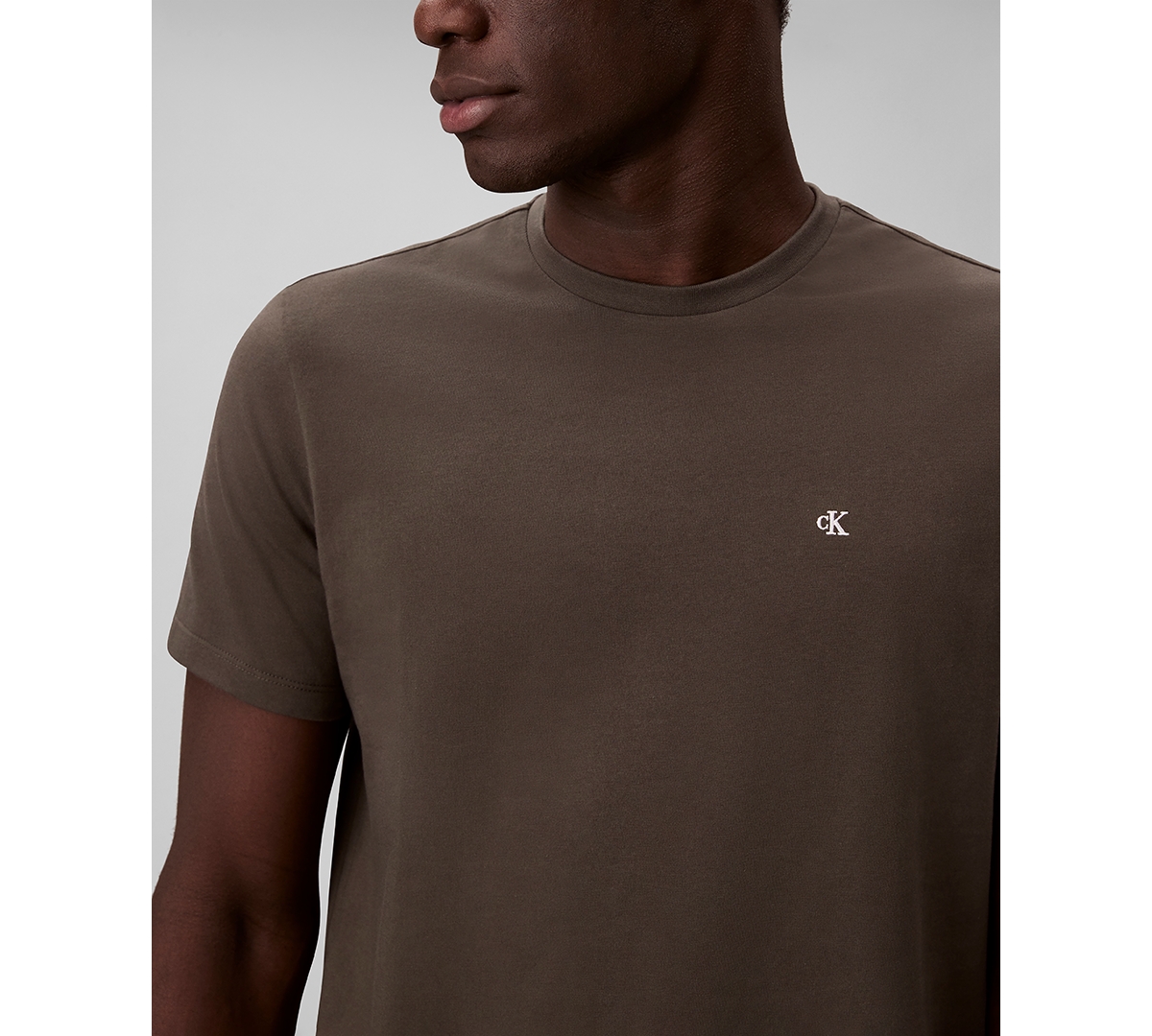 Calvin Klein Men's Solid Crewneck T-Shirt