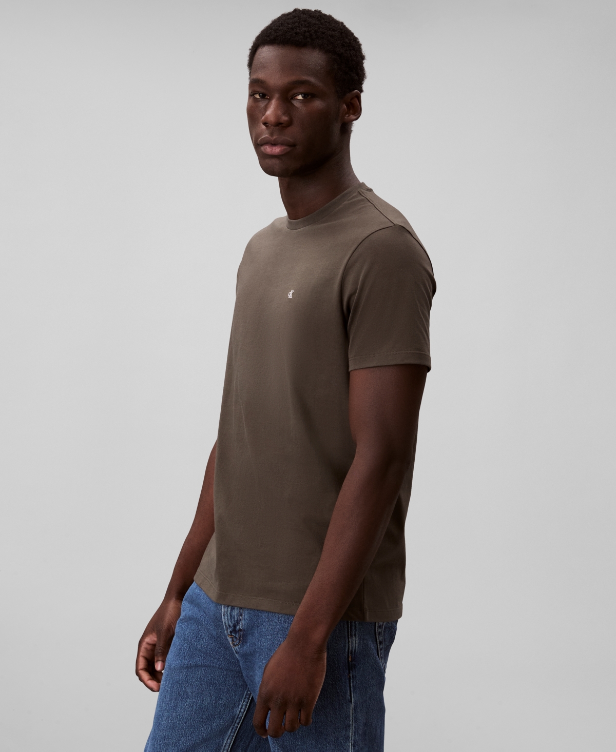 Calvin Klein Men's Solid Crewneck T-Shirt