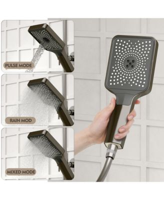 Smart Shower Faucet Set with Digital Display ,Thermostatic Piano Key Shower Combo Set