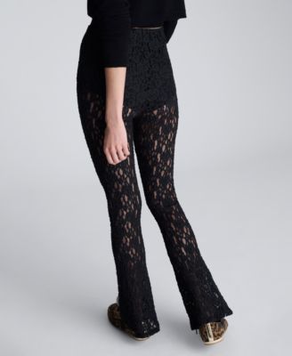 Women's Lace Flare Pants 