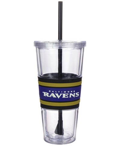Boelter Brands Baltimore Ravens 22 oz. Hyped Straw Tumbler