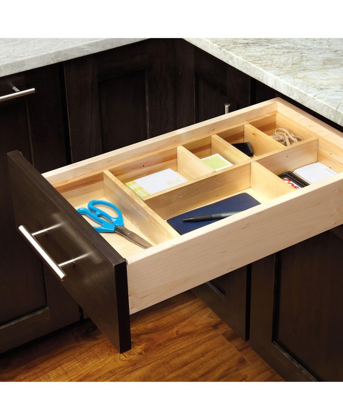 Rev-a-Shelf Customizable Drop-in Kitchen Cutlery Drawer Organizer, Ld-4CT15-1
