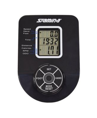 Recumbent Indoor Cardio Exercise Bike with Upper Body Exerciser