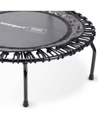 Round Home Fitness Indoor Mini Rebounder Trampoline for Adults, Black
