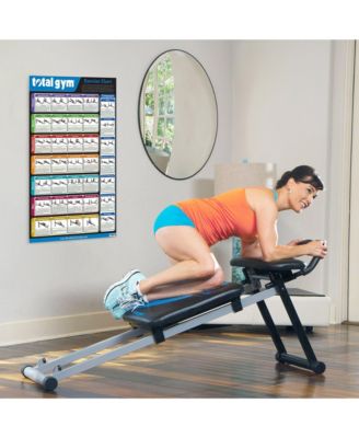 24" x 36" Convenient Quick Reference Exercise Chart with 35 Workouts