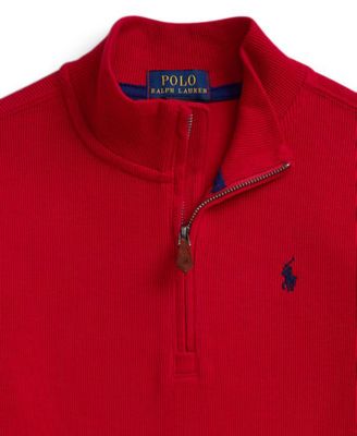 Boys' 2-7 Estate-Rib Quarter-Zip Pullover