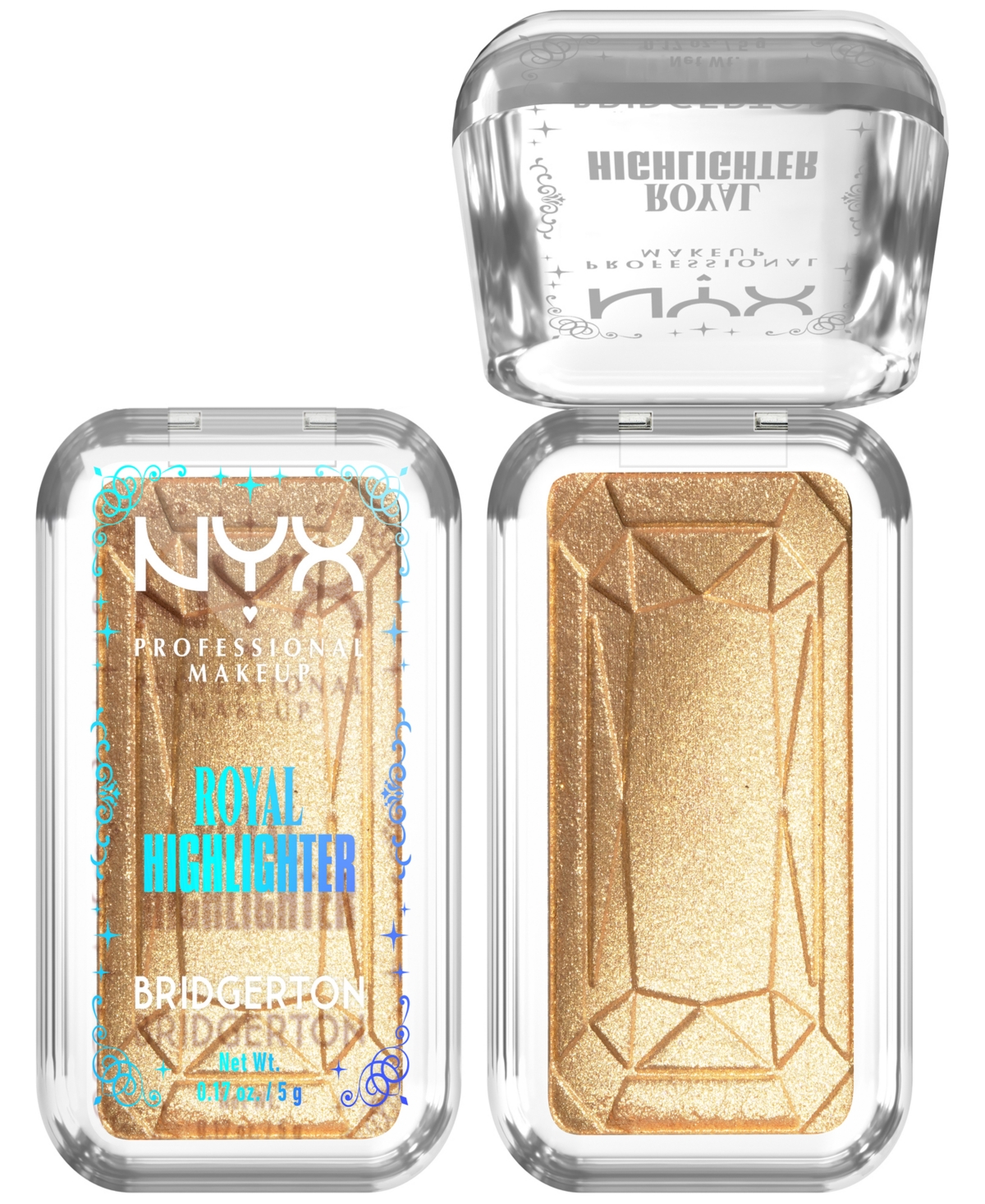 Nyx Professional Makeup Buttermelt Bridgerton Royal Highlighter, 0.17 Oz. In Gold