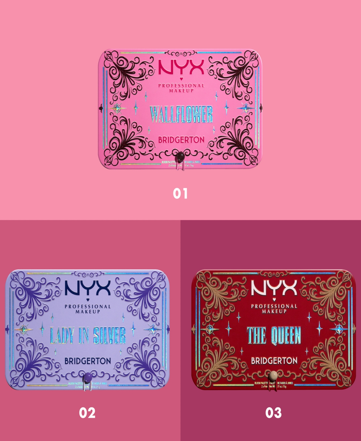 Nyx Professional Makeup Buttermelt Bridgerton Blush Palette