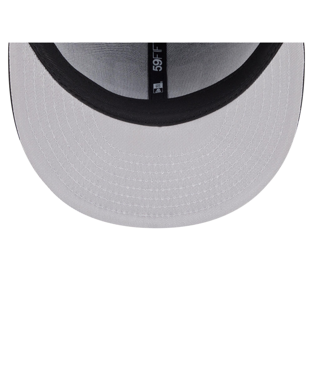 New Era Men's Black Brooklyn Nets Deceptor 59fifty Fitted Hat In Black