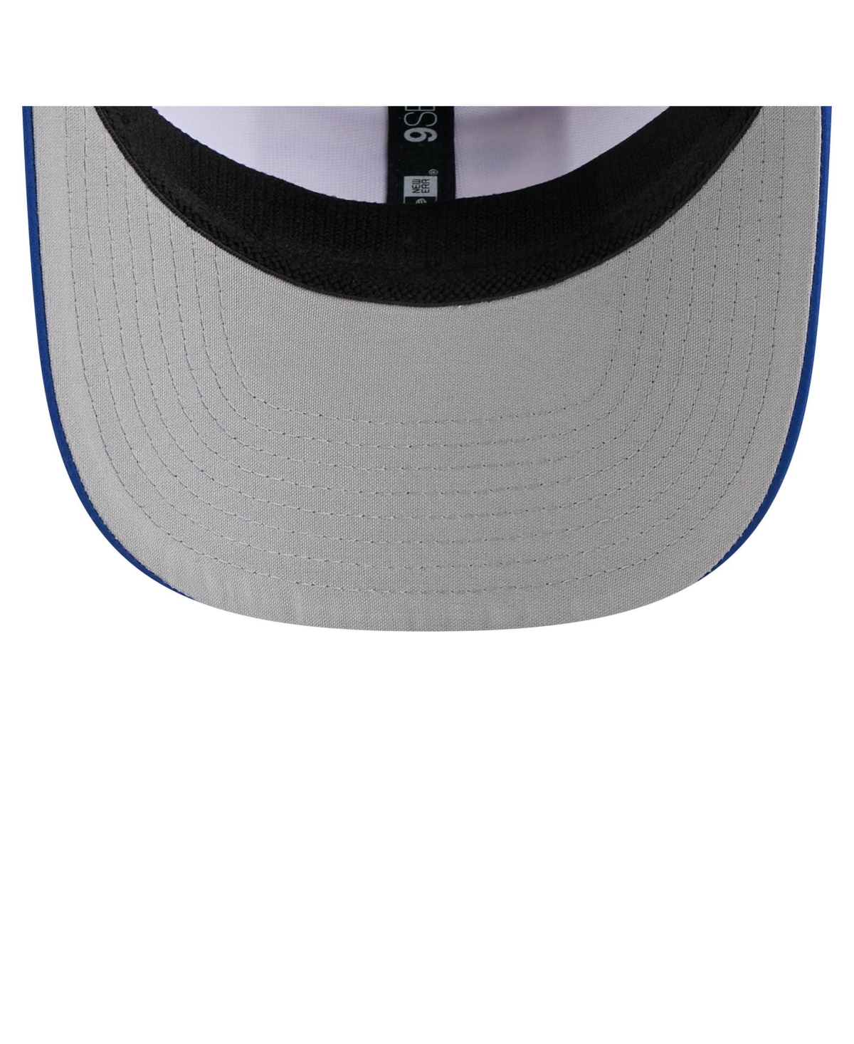 New Era Men's White/Royal Florida Gators Perforated Patched 9SEVENTY Adjustable Hat