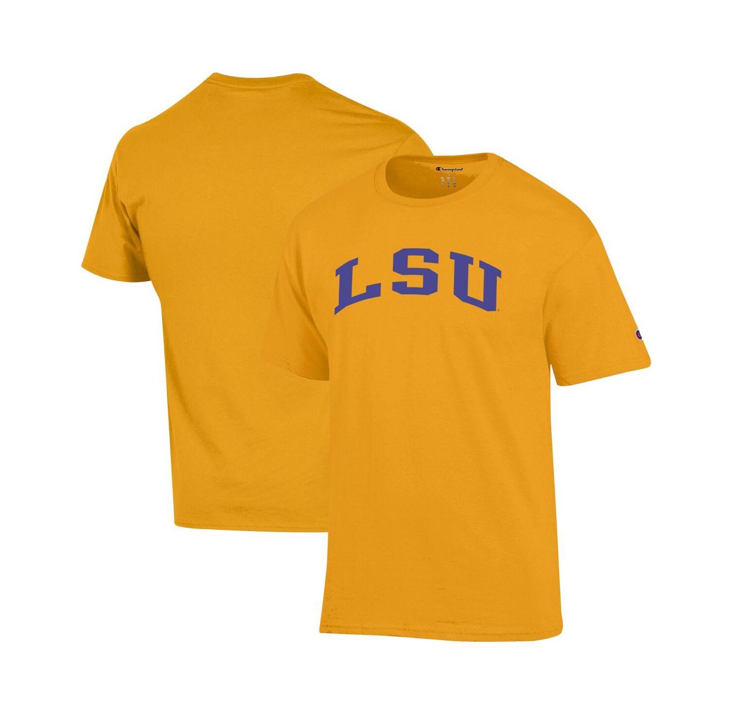 Men's Purple LSU Tigers Basic Arch T-Shirt