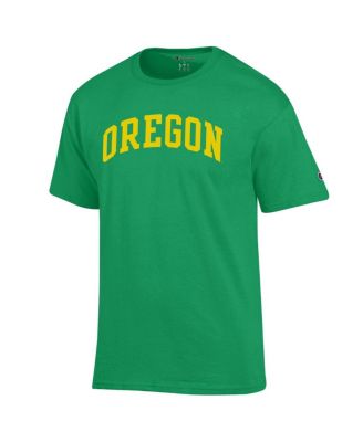 Men's Green Oregon Ducks Basic Arch T-Shirt