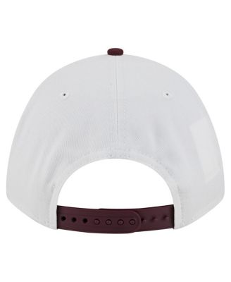 Men's White/Maroon Boston College Eagles Arch Two-Tone Rope 9FORTY A-Frame M-Crown Adjustable Hat