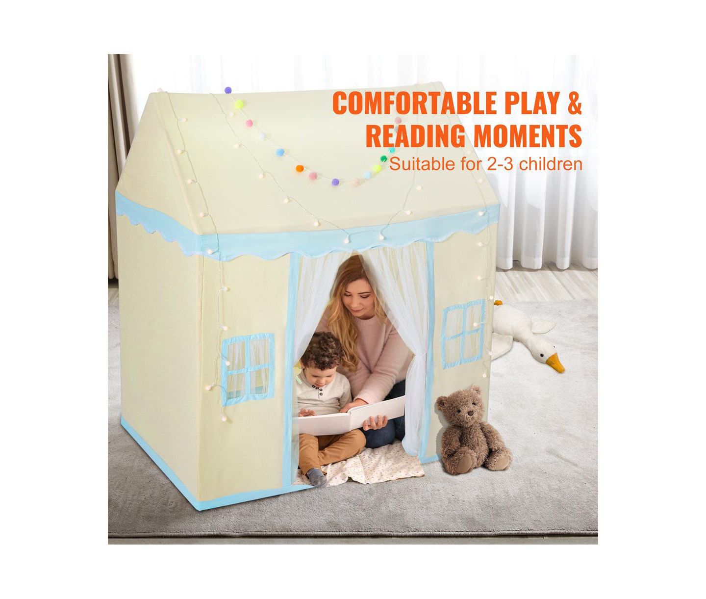 Детская игрушка Lycvki Kids' Tent with LED Light and Mat, Ages 1+ — фото 7