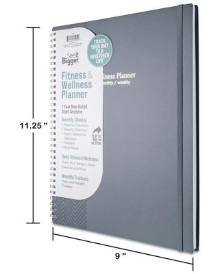 Large Wellness Monthly Weekly Perpetual Planner