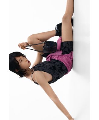 Women's Flocked short dress