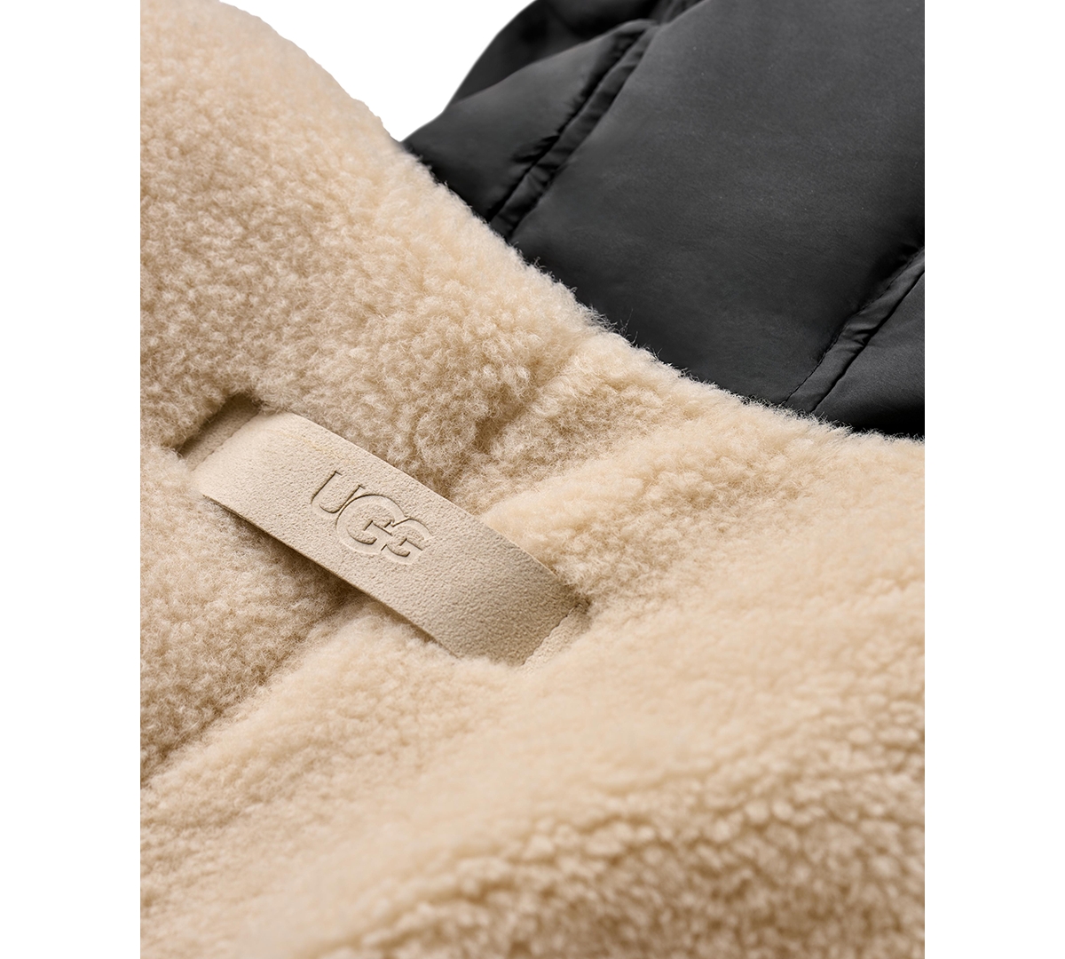 Ugg Women's Mykah Braid Trim Raglan Sleeve Puffer Jacket In Neutral