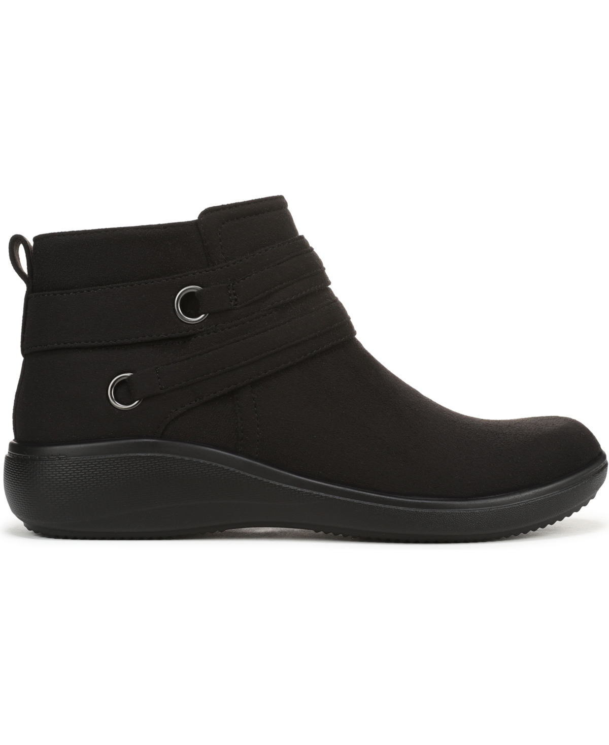 Lifestride Women's Brave Zipper Ankle Booties In Black
